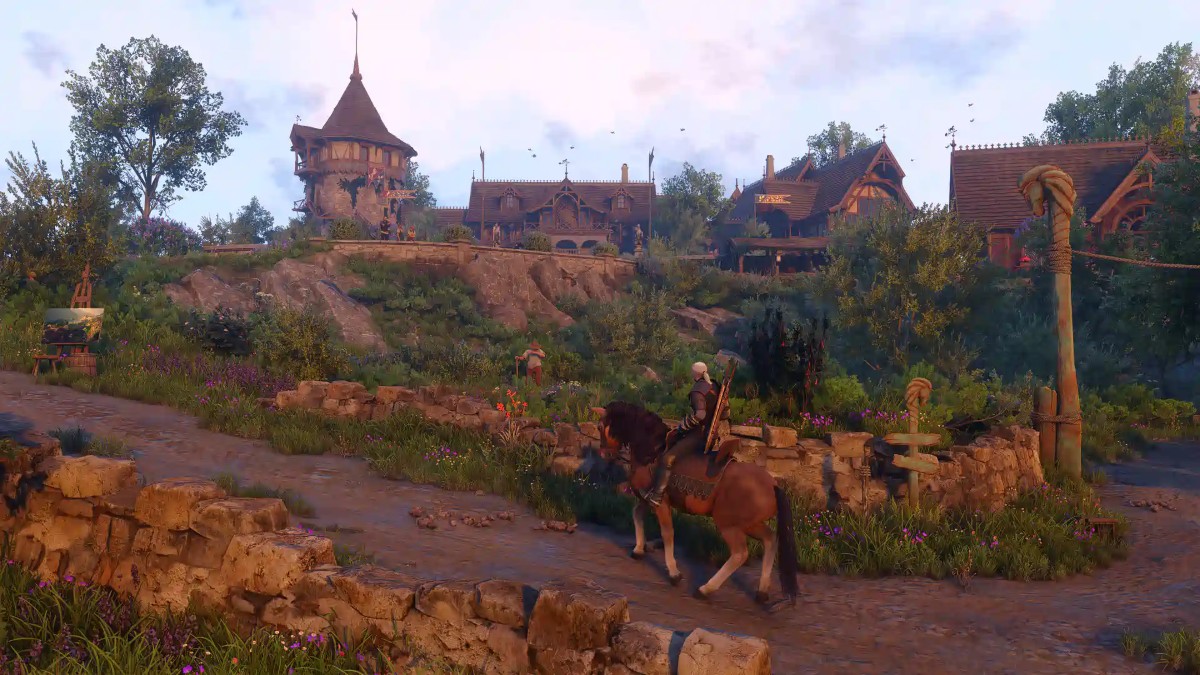 The de Lettenhove estate and rural Letten countryside shown in the gamescom Songs of the Past demo